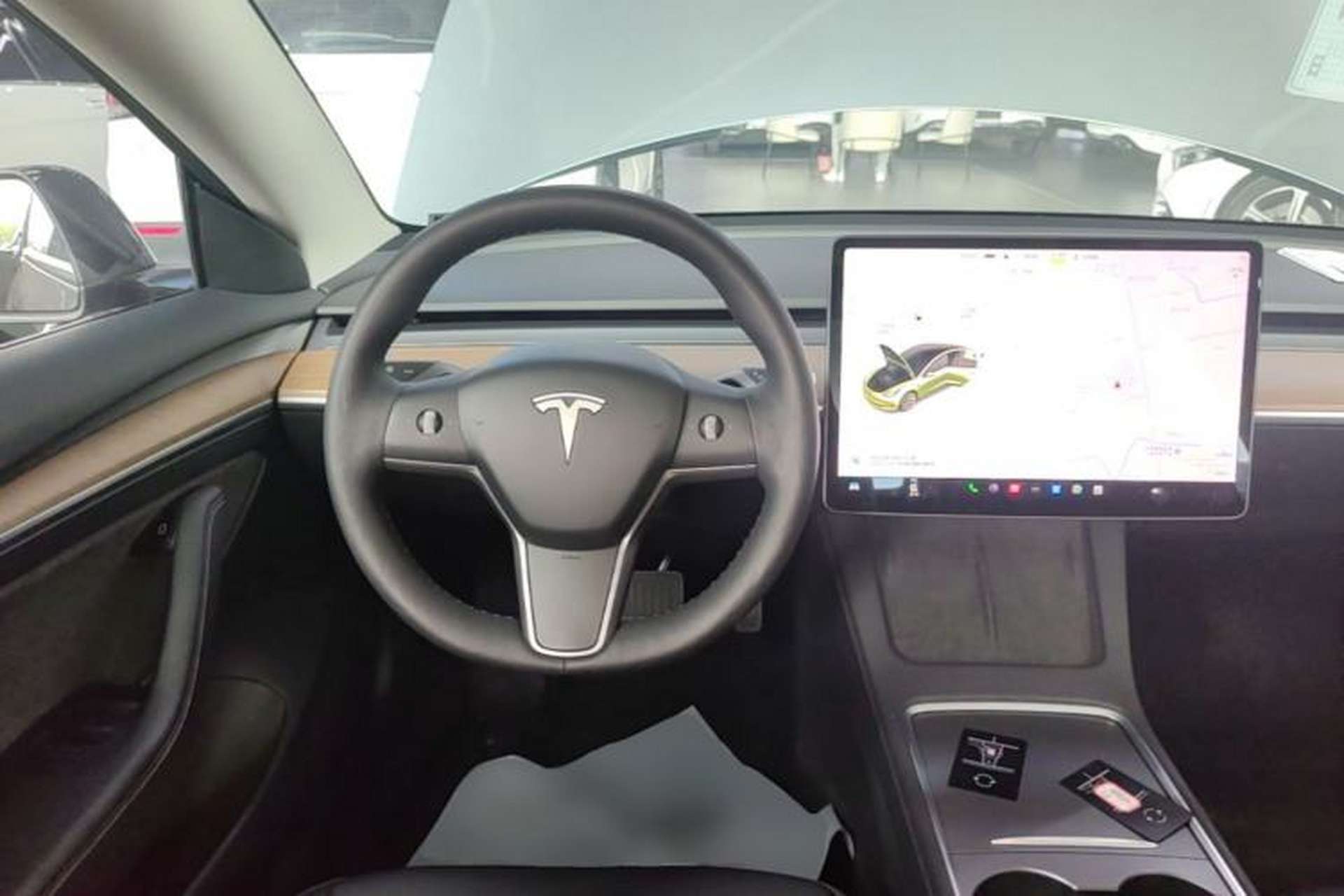 Used Tesla Model 3 2021 Standard Range Rear-Drive Upgraded Version Steering Wheel