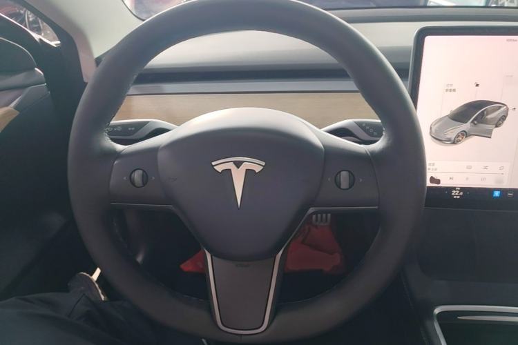 Used Tesla Model 3 2021 Performance High-Performance All-Wheel-Drive Version Steering Wheel