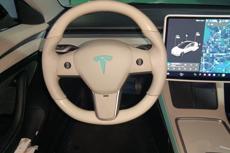 Used Tesla Model 3 2021 Revised Version Standard Range Rear-Wheel Drive Upgraded Edition 3D1 Steering Wheel