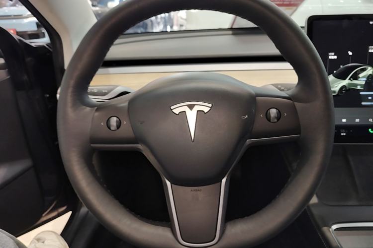 Used Tesla Model 3 2021 Revised Version Standard Range Rear-Wheel Drive Upgraded Edition 3D1 Steering Wheel