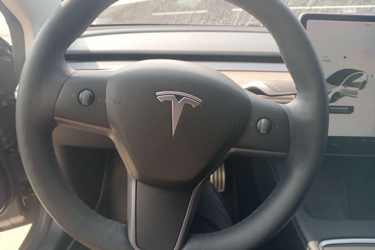 Used Tesla Model 3 2021 Performance High-Performance All-Wheel-Drive Version Steering Wheel