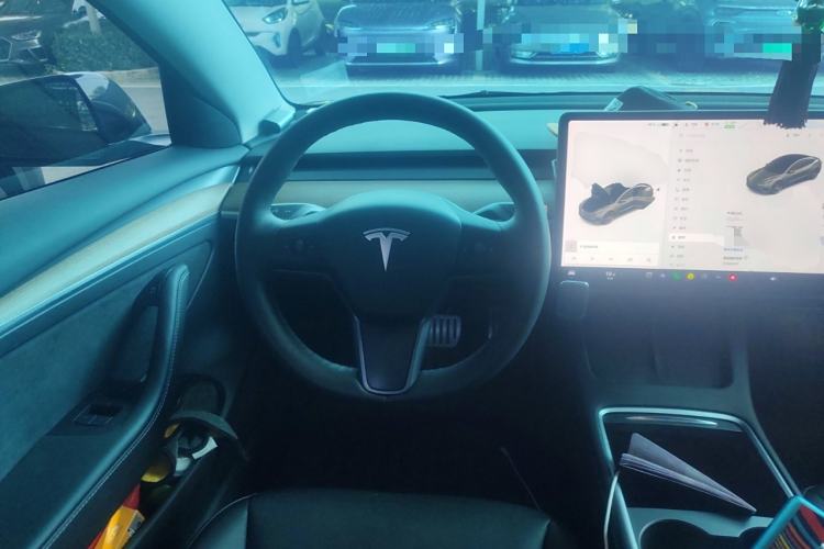 Used Tesla Model 3 2021 Performance High-Performance All-Wheel-Drive Version 3D6 Steering Wheel