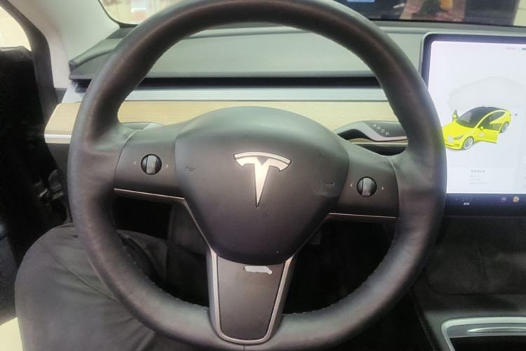 Used Tesla Model 3 2021 Revised Version Standard Range Rear-Wheel Drive Upgraded Edition 3D1 Steering Wheel
