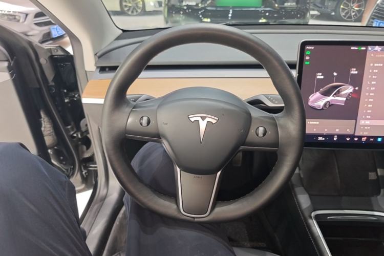 Used Tesla Model 3 2021 Standard Range Rear-Wheel Drive Upgraded Version 3D6 Steering Wheel