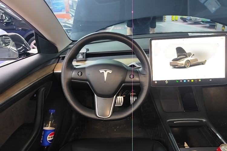 Used Tesla Model 3 2021 Revised Version II – Performance High-Performance All-Wheel-Drive Edition Steering Wheel