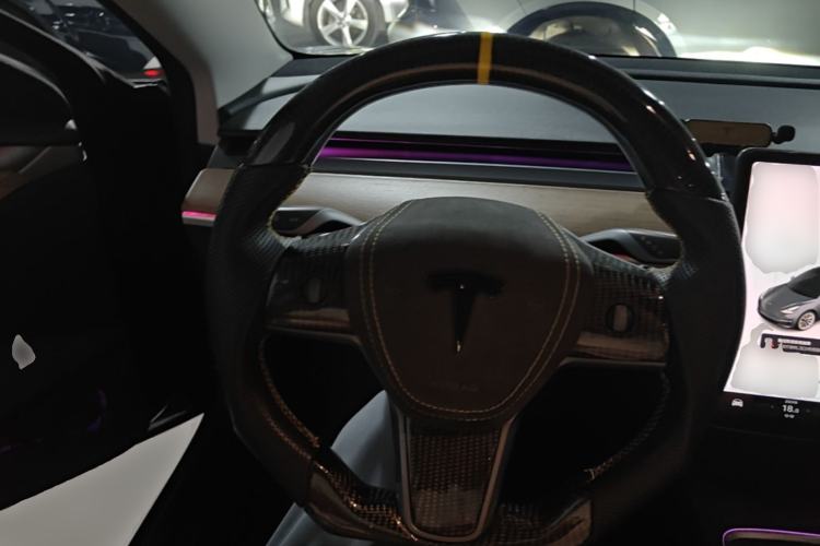 Used Tesla Model 3 2021 Revised Version Standard Range Rear-Wheel Drive Upgraded Edition 3D1 Steering Wheel