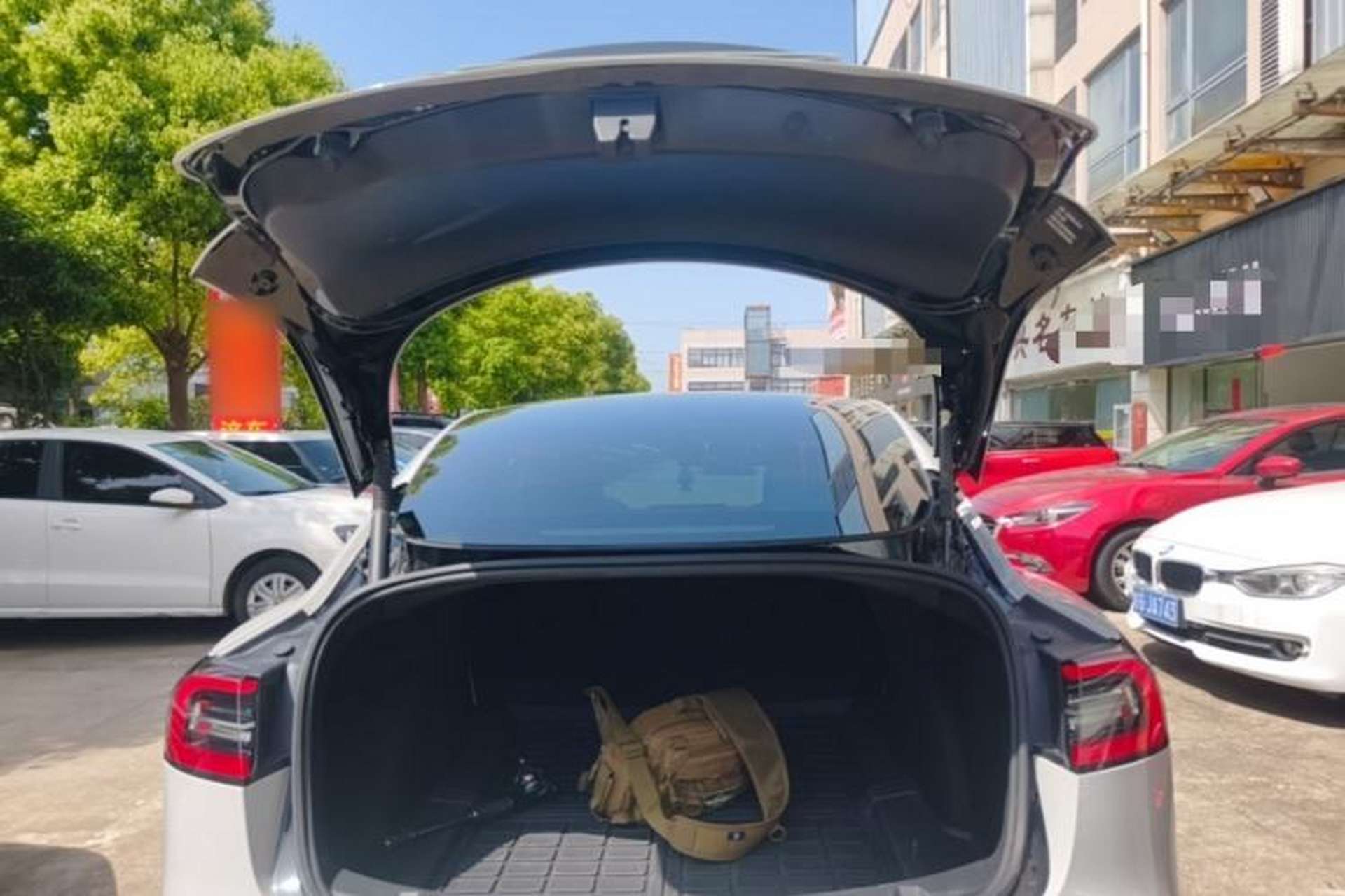 Used Tesla Model 3 2021 Performance High-Performance All-Wheel-Drive Version Trunk