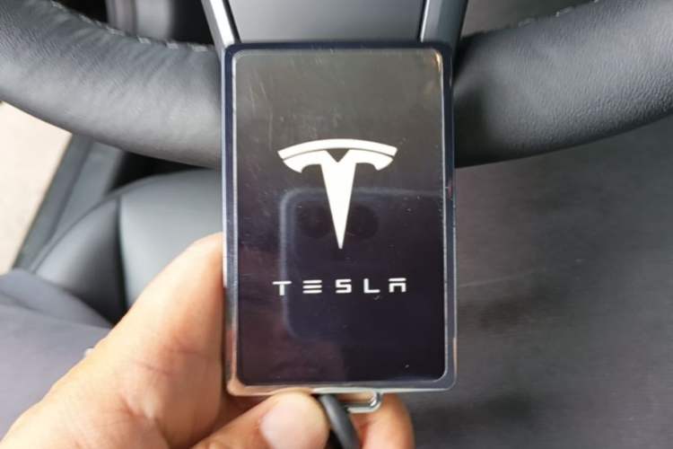 Used Tesla Model 3 2021 Performance High-Performance All-Wheel-Drive Version Vehicle Key