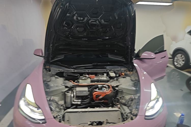 Used Tesla Model 3 2021 Revised Version Standard Range Rear-Wheel Drive Upgraded Edition 3D1 Engine Bay