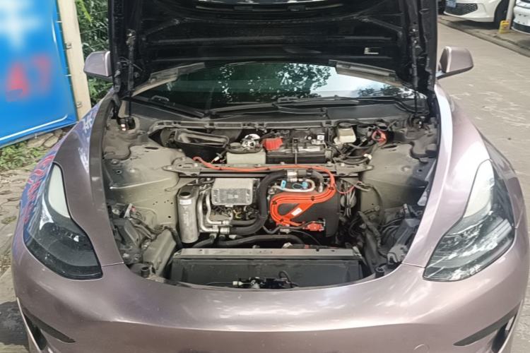 Used Tesla Model 3 2021 Revised Version Standard Range Rear-Wheel Drive Upgraded Edition 3D1 Engine Bay