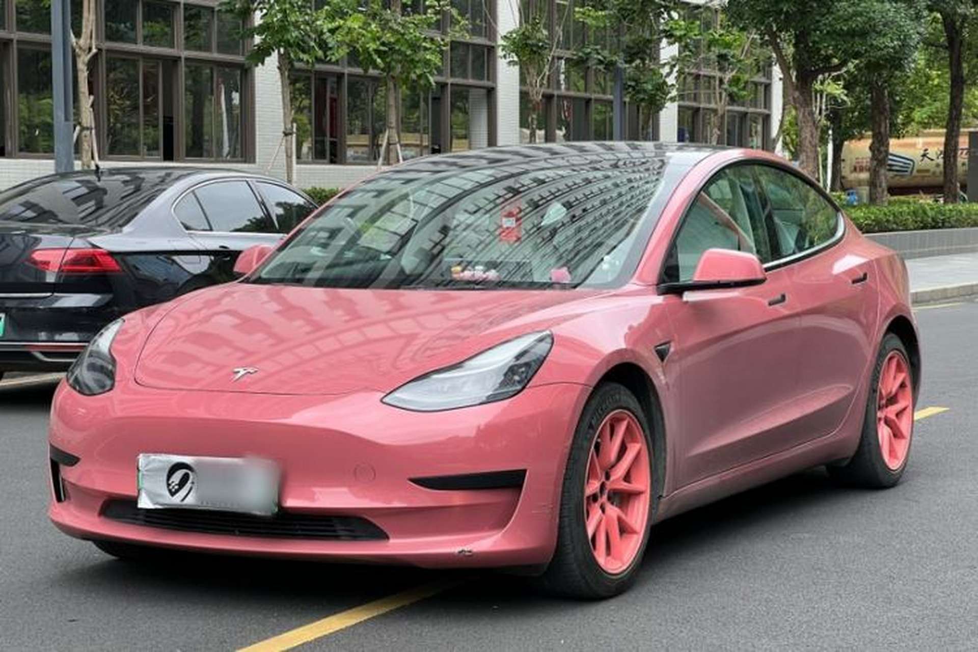 Used Tesla Model 3 2021 Standard Range Rear-Wheel Drive Upgraded Version 3D6 Front Left 45 Deg