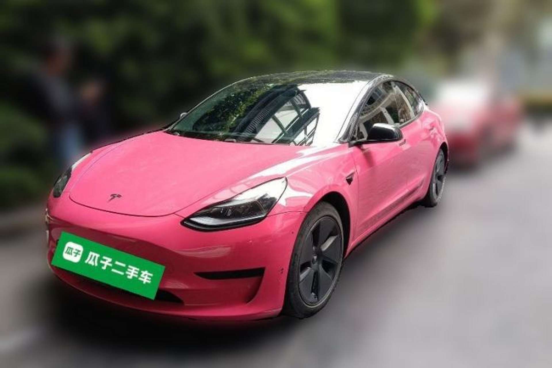 Used Tesla Model 3 2021 Standard Range Rear-Drive Upgraded Version Front Left 45 Deg