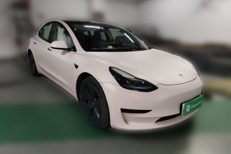 Used Tesla Model 3 2021 Standard Range Rear-Drive Upgraded Version Front Right 45 Deg