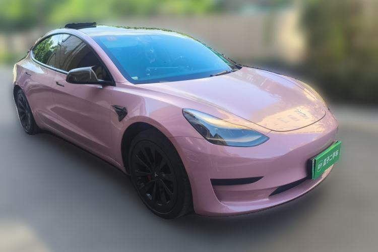 Used Tesla Model 3 2021 Revised Version Standard Range Rear-Wheel Drive Upgraded Edition 3D1 Front Right 45 Deg