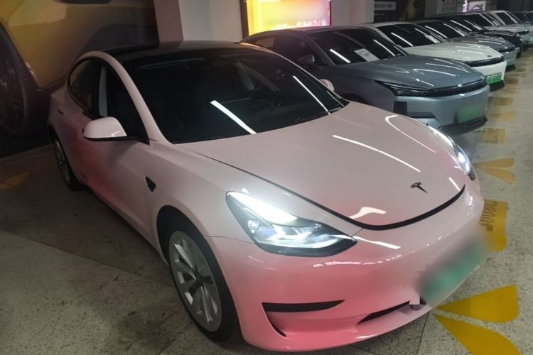 Used Tesla Model 3 2021 Revised Version Standard Range Rear-Wheel Drive Upgraded Edition 3D1 Front Right 45 Deg