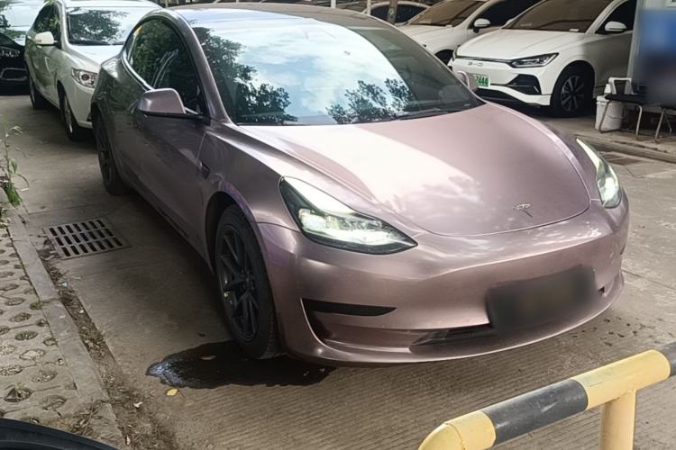 Used Tesla Model 3 2021 Revised Version Standard Range Rear-Wheel Drive Upgraded Edition 3D1 Front Right 45 Deg