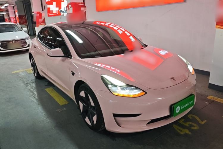 Used Tesla Model 3 2021 Standard Range Rear-Wheel Drive Upgraded Version 3D6 Front Right 45 Deg
