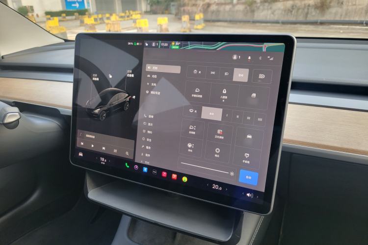 Used Tesla Model 3 2021 Standard Range Rear-Wheel Drive Upgraded Version 3D6 Audio And AC Panel