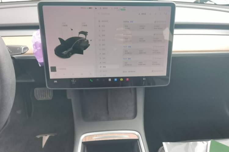 Used Tesla Model 3 2021 Standard Range Rear-Drive Upgraded Version Audio And AC Panel