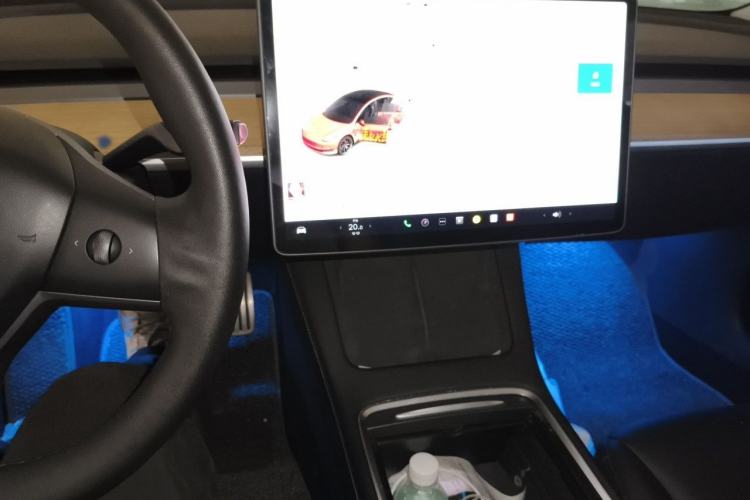 Used Tesla Model 3 2021 Performance High-Performance All-Wheel-Drive Version 3D6 Audio And AC Panel