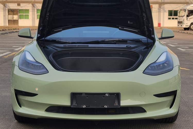 Used Tesla Model 3 2021 Standard Range Rear-Wheel Drive Upgraded Version 3D6 Engine Bay