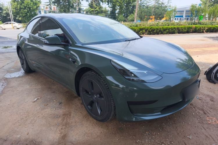 Used Tesla Model 3 2021 Standard Range Rear-Drive Upgraded Version Front Right 45 Deg