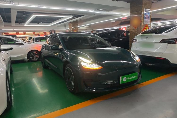 Used Tesla Model 3 2021 Standard Range Rear-Wheel Drive Upgraded Version 3D6 Front Right 45 Deg