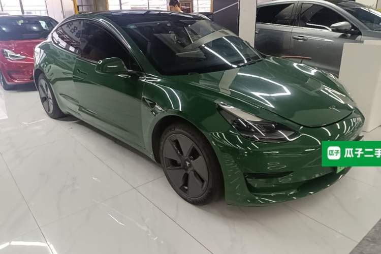 Used Tesla Model 3 2021 Standard Range Rear-Wheel Drive Upgraded Version 3D6 Front Right 45 Deg