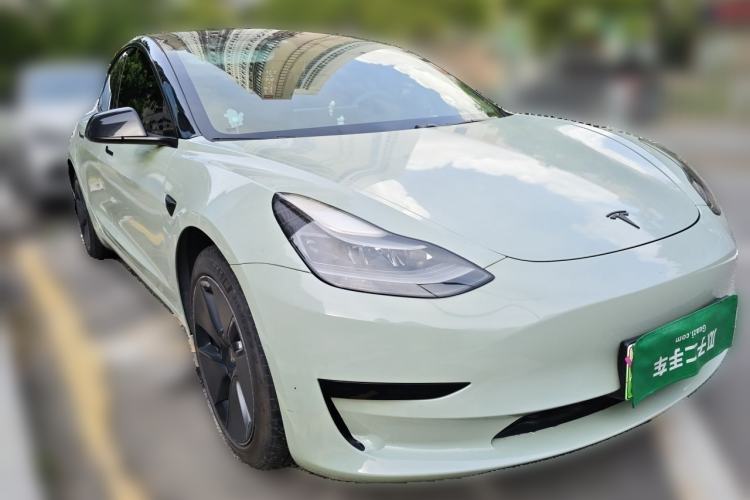 Used Tesla Model 3 2021 Standard Range Rear-Drive Upgraded Version Front Right 45 Deg