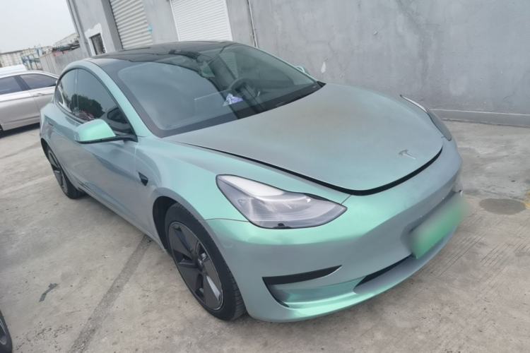Used Tesla Model 3 2021 Standard Range Rear-Drive Upgraded Version Front Right 45 Deg