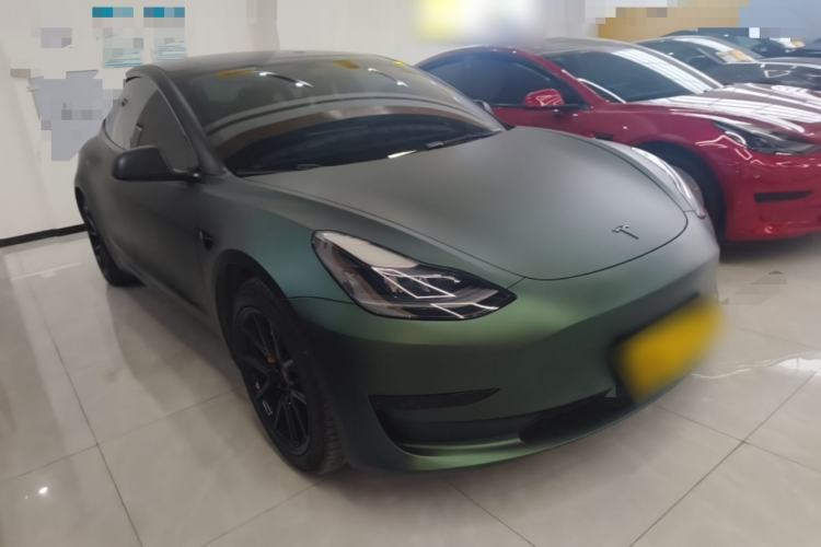 Used Tesla Model 3 2021 Revised Version Standard Range Rear-Wheel Drive Upgraded Edition 3D1 Front Right 45 Deg