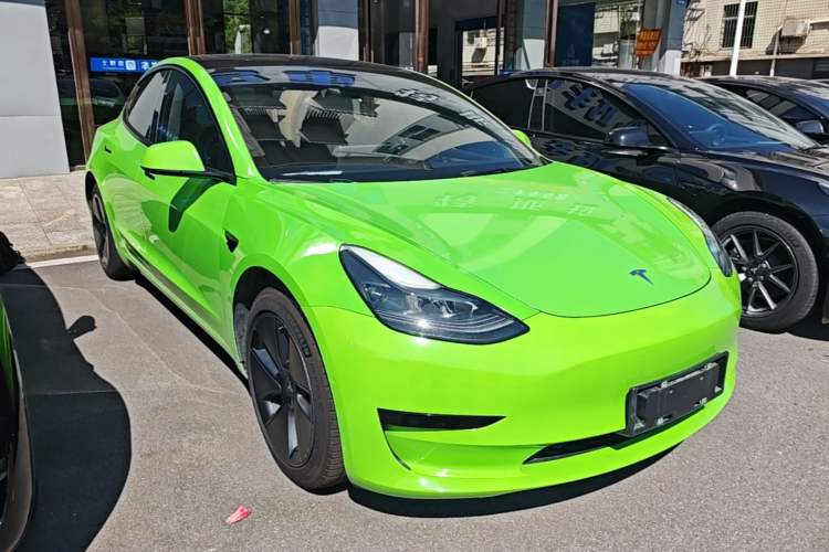 Used Tesla Model 3 2021 Standard Range Rear-Wheel Drive Upgraded Version 3D6 Front Right 45 Deg