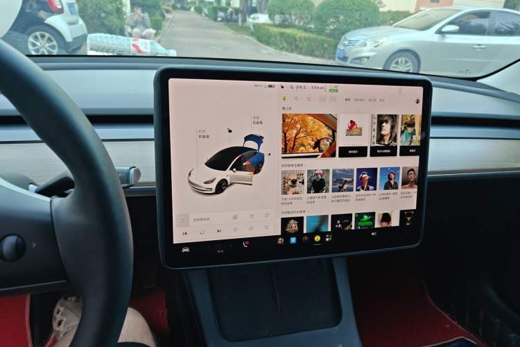 Used Tesla Model 3 2021 Revised Version Standard Range Rear-Wheel Drive Upgraded Edition 3D1 Instrument Cluster