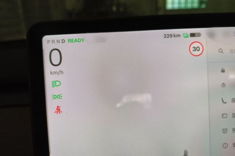 Used Tesla Model 3 2021 Performance High-Performance All-Wheel-Drive Version 3D6 Instrument Cluster