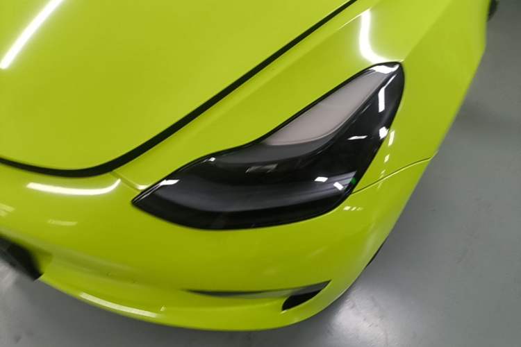 Used Tesla Model 3 2021 Performance High-Performance All-Wheel-Drive Version Left Front Headlight
