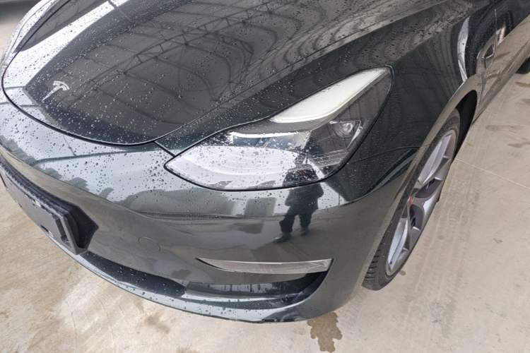 Used Tesla Model 3 2021 Performance High-Performance All-Wheel-Drive Version Left Front Headlight