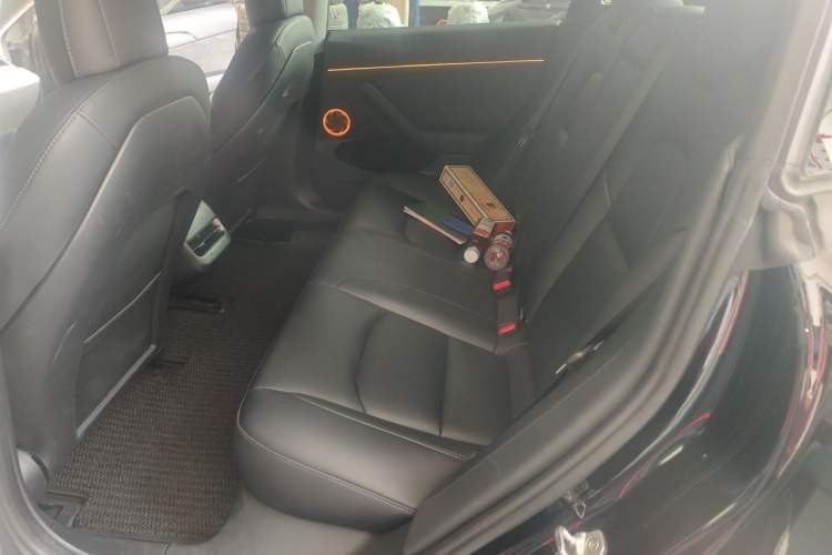Used Tesla Model 3 2021 Revised Version II – Performance High-Performance All-Wheel-Drive Edition Left Rear Seat