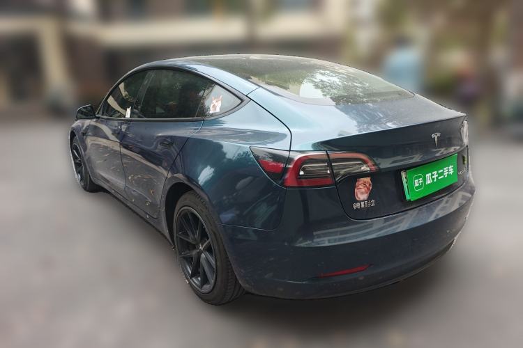 Used Tesla Model 3 2021 Standard Range Rear-Wheel Drive Upgraded Version 3D6 Rear Left 45 Deg