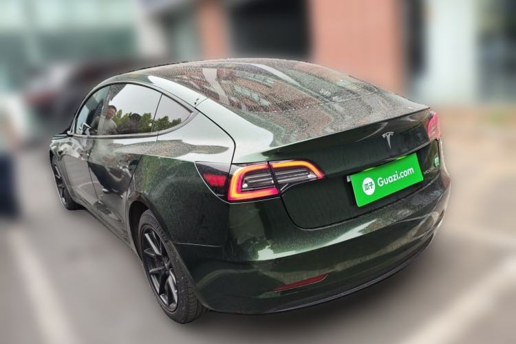 Used Tesla Model 3 2021 Standard Range Rear-Drive Upgraded Version Rear Left 45 Deg