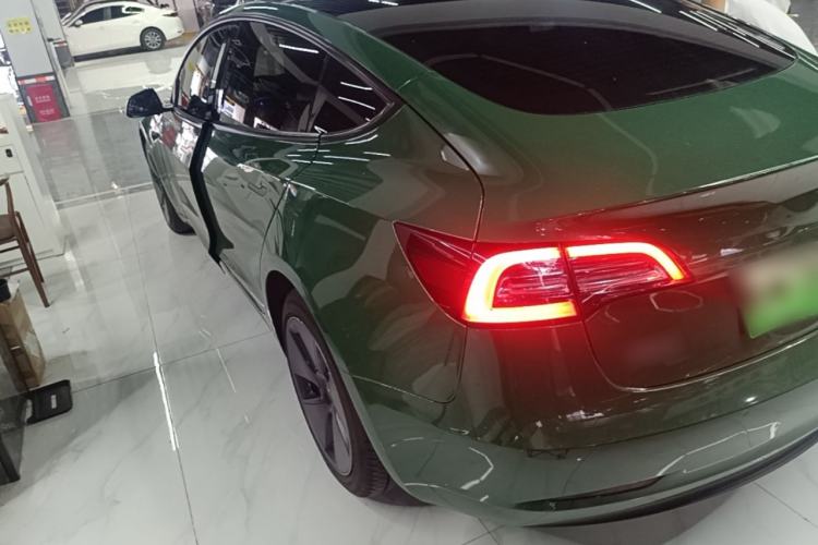 Used Tesla Model 3 2021 Standard Range Rear-Wheel Drive Upgraded Version 3D6 Rear Left 45 Deg