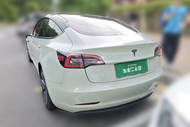 Used Tesla Model 3 2021 Standard Range Rear-Drive Upgraded Version Rear Left 45 Deg