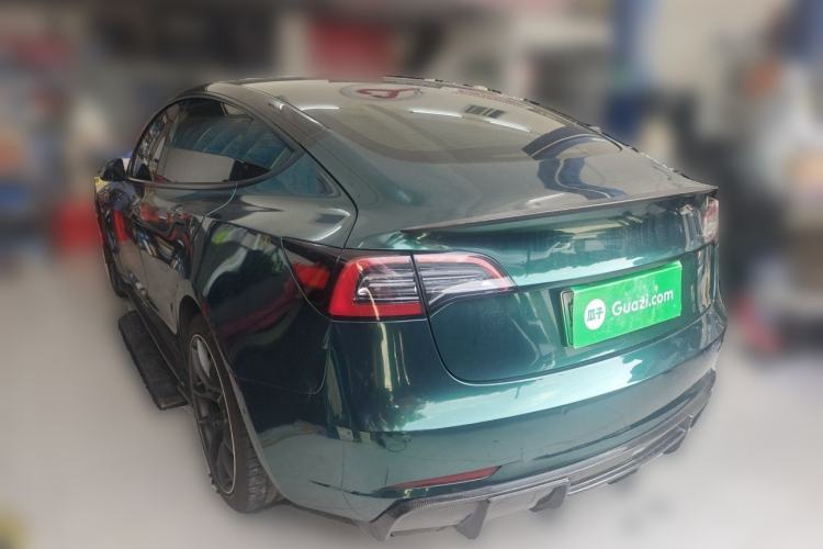 Used Tesla Model 3 2021 Revised Version II – Performance High-Performance All-Wheel-Drive Edition Rear Left 45 Deg