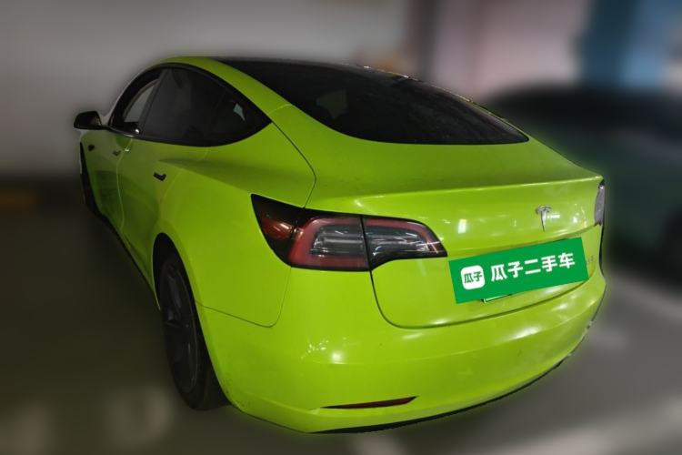 Used Tesla Model 3 2021 Standard Range Rear-Drive Upgraded Version Rear Left 45 Deg
