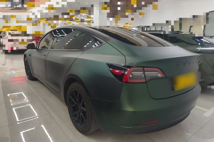 Used Tesla Model 3 2021 Revised Version Standard Range Rear-Wheel Drive Upgraded Edition 3D1 Rear Left 45 Deg