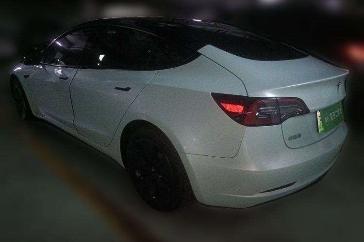 Used Tesla Model 3 2021 Standard Range Rear-Wheel Drive Upgraded Version 3D6 Rear Left 45 Deg