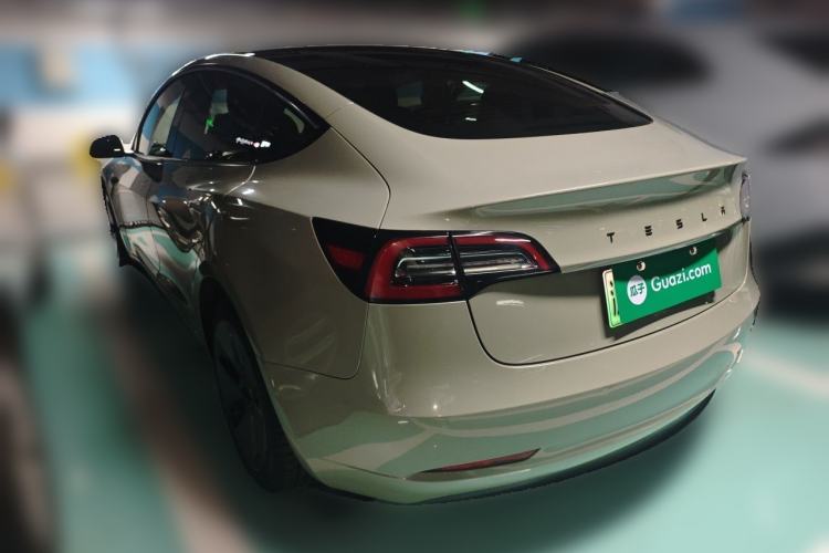 Used Tesla Model 3 2021 Standard Range Rear-Drive Upgraded Version Rear Left 45 Deg