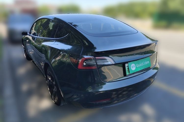 Used Tesla Model 3 2021 Standard Range Rear-Wheel Drive Upgraded Version 3D6 Rear Left 45 Deg