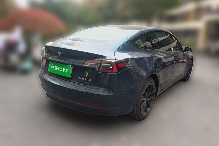 Used Tesla Model 3 2021 Standard Range Rear-Wheel Drive Upgraded Version 3D6 Rear Right 45 Deg