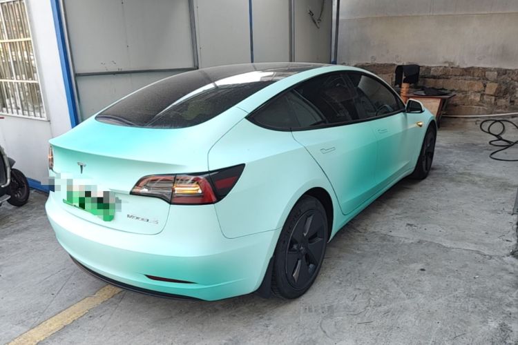 Used Tesla Model 3 2021 Standard Range Rear-Wheel Drive Upgraded Version 3D6 Rear Right 45 Deg