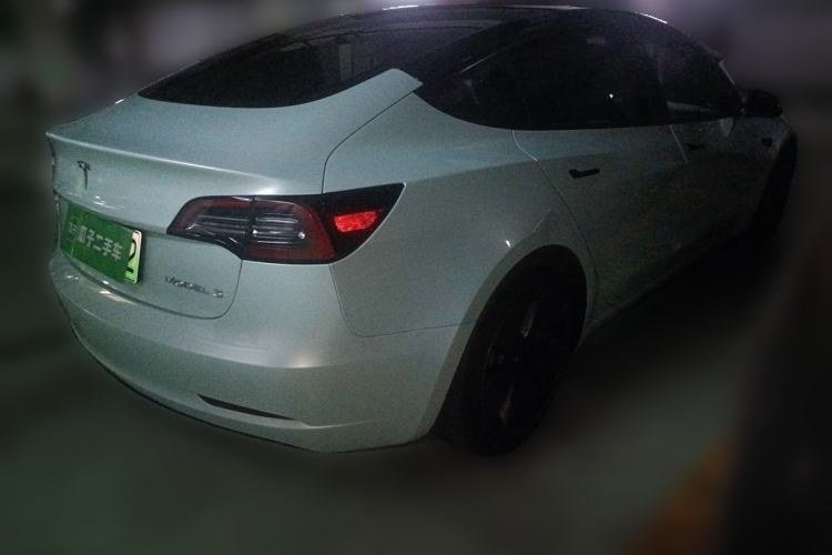 Used Tesla Model 3 2021 Standard Range Rear-Wheel Drive Upgraded Version 3D6 Rear Right 45 Deg